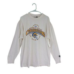 1999 NFC Western Division Champions St. Louis Rams T-Shirt XL Puma 100% Cotton